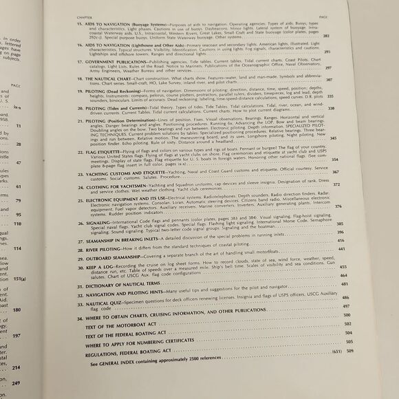 Piloting Seamanship and Small Boat Handling by Chapman Hardcover 1968 - Picture 8 of 13